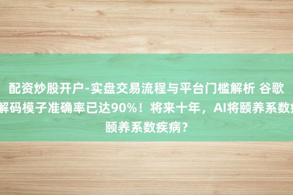 配资炒股开户-实盘交易流程与平台门槛解析 谷歌基因解码模子准确率已达90%！将来十年，AI将颐养系数疾病？